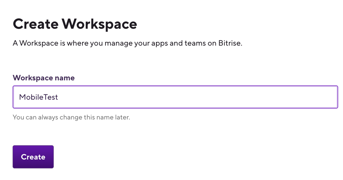Fill workspace name