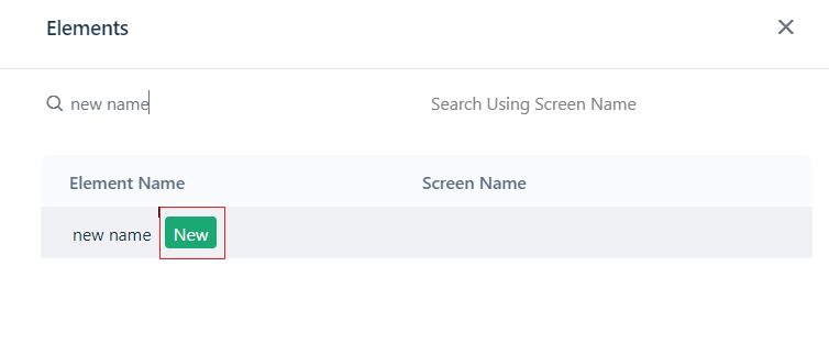 add new identifier with a new name on test case page in Testsigma