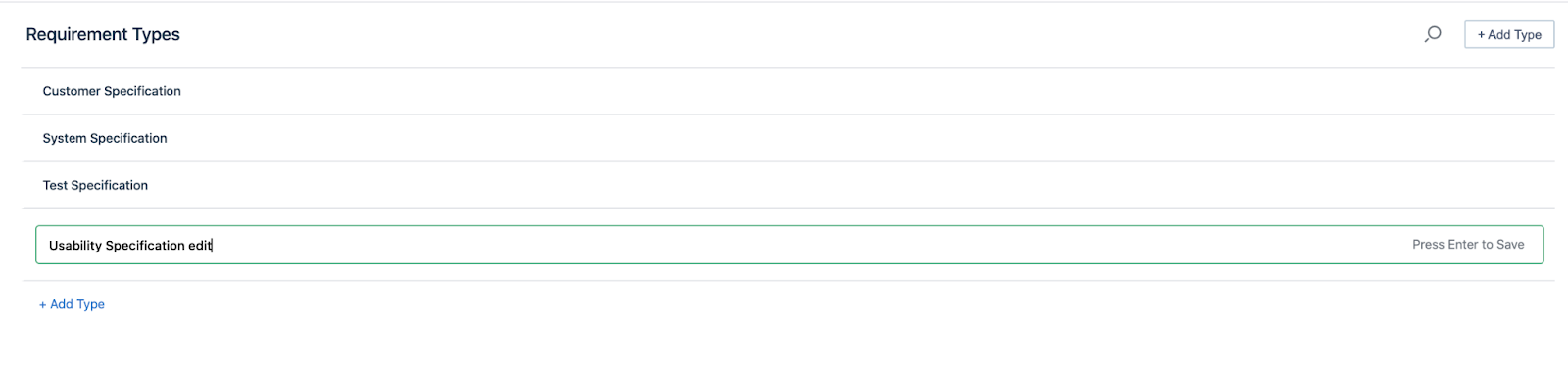 requirement type edit text