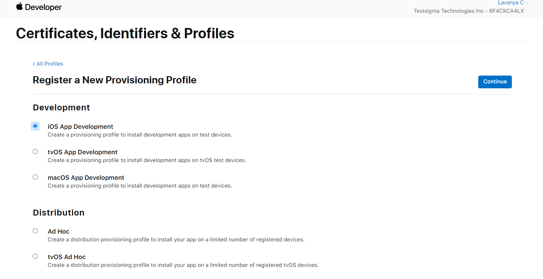 register-new-provisioning-profile
